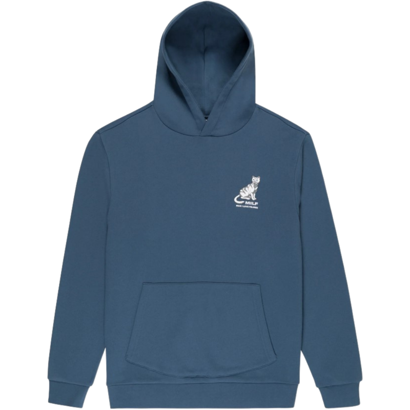 MAN I LOVE FELINES HOODIE - Rip N Dip - Storm Blue - Hoodie