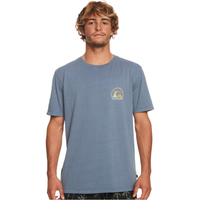 CLEAN CIRCLE TEES - Quiksilver - BERING SEA - T-Shirt