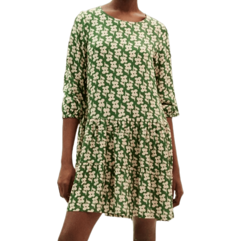 DAISY LILY DRESS - Thinking Mu - Green - Kleid Kurz