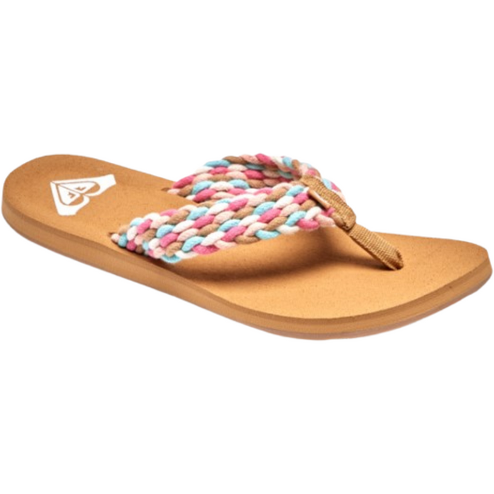 PORTO III - Roxy - WHITE/PINK/MULTI - Flip Flop