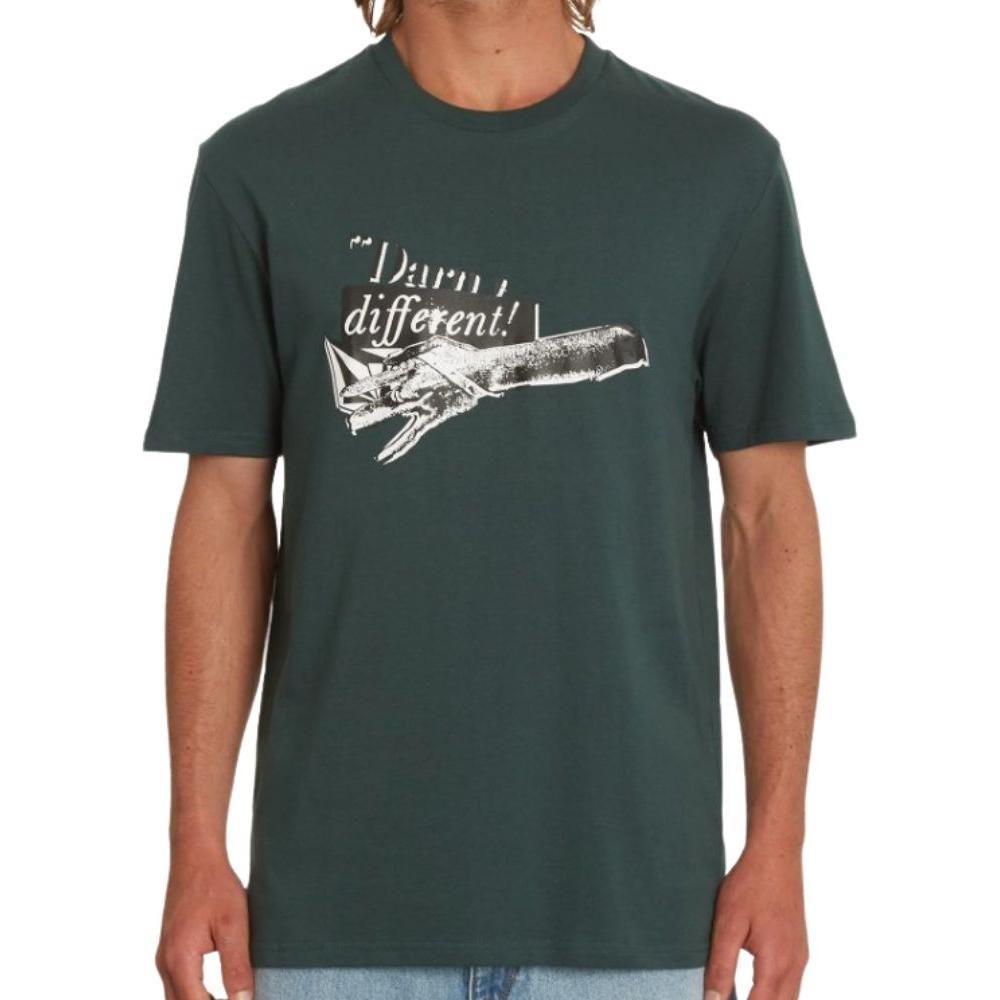 DARN BSC SST - Volcom - CEDAR GREEN - T-Shirt