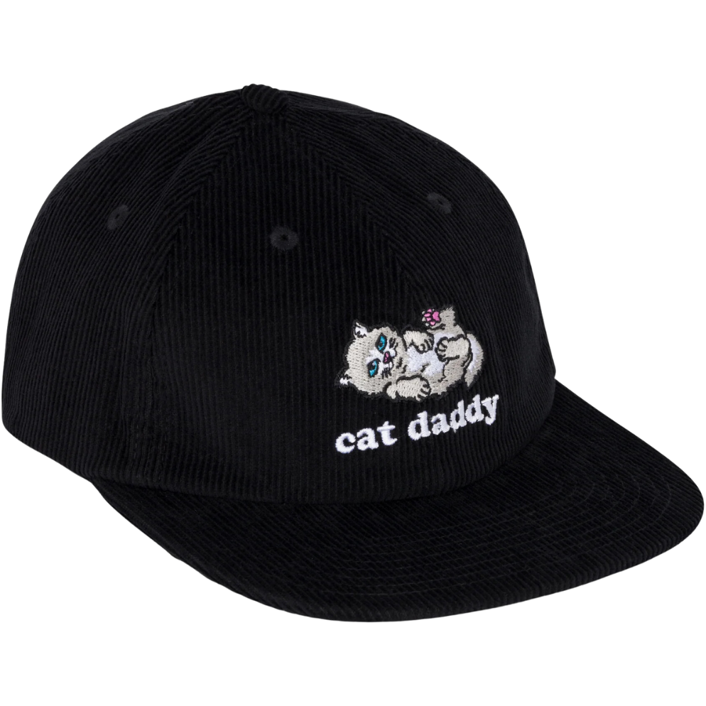 Cat Daddy 6 Panel - Rip N Dip - BLACK - 5-Panel Cap