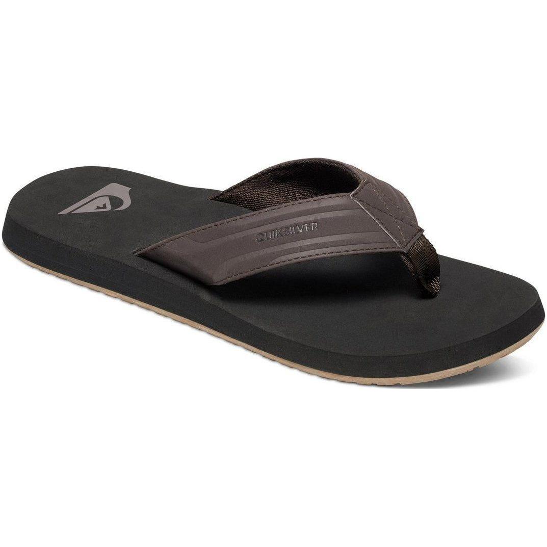 Quiksilver - Men Flip Flops - Men Sandals - Monkey Wrench - brown black