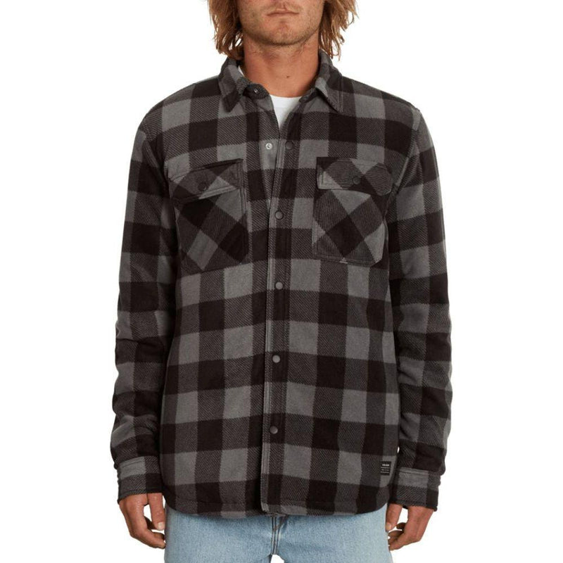 Bowered Fleece Longsleeve - Volcom - pewter - Übergangsjacke