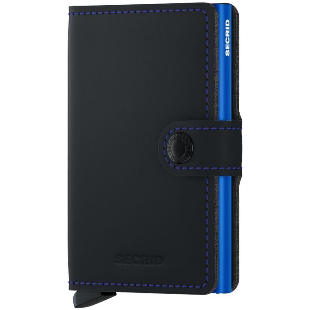 Miniwallet - Secrid - matte black/blue - Tech Wallet