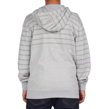 Studley ZH - DC - Heather Grey - Zip Hoodie