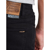 2 X Vorta Tapered Denim - Volcom - Black Out - Slim Fit