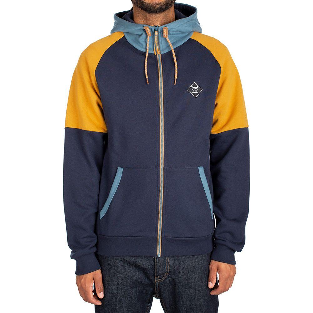 Normadic Zip Hoodie-Iriedaily-blue-Zip Hoodie