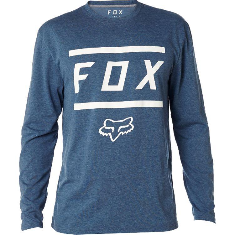 Fox - Listless - Streetwear  -  Shirts & Tops  -  T-Shirts Langarm - heather navy