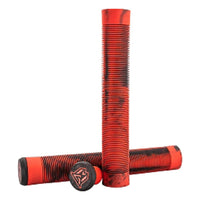 Flangeless TPR Grind Grips m. Bar E - Madd Scooter -  rot (swirls) -  Scooter Zubehör