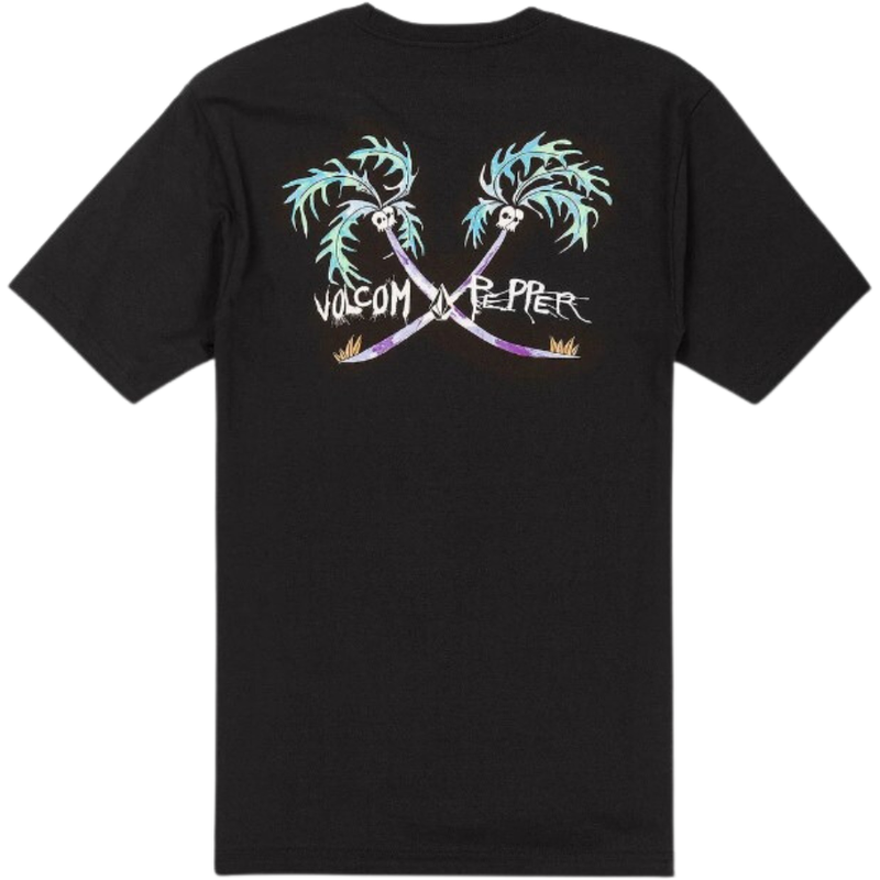 Volcom - V ENT X PEPPER SST - BLACK - T-Shirt