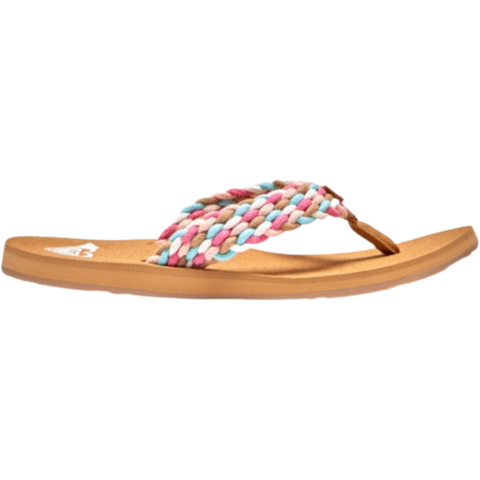 PORTO III - Roxy - WHITE/PINK/MULTI - Flip Flop