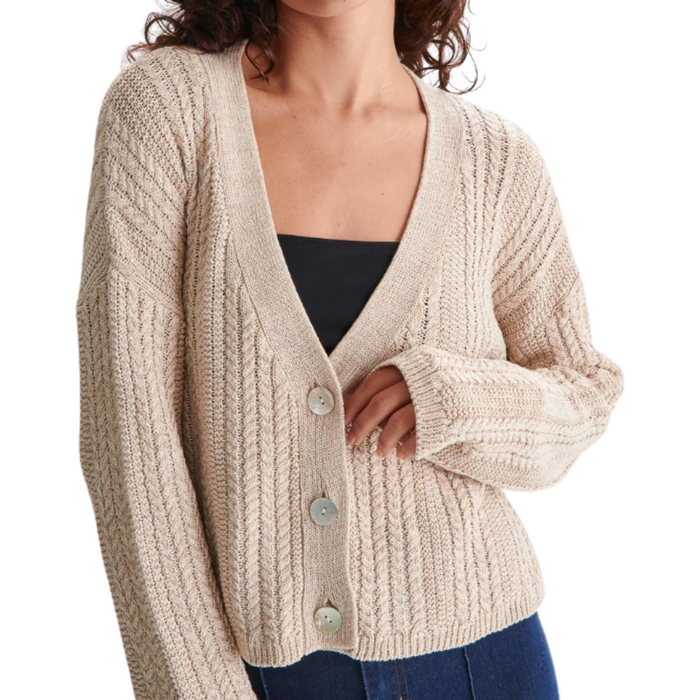 Cardigan - 24Colours - beige - Strickjacke