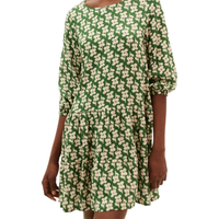 DAISY LILY DRESS - Thinking Mu - Green - Kleid Kurz