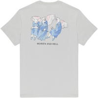 HEAVEN AND HELL TEE - Rip N Dip - GREY - T-Shirt