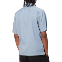 S/S Durango Shirt - Carhartt - Frosted Blue/Black - Kurzarmhemd