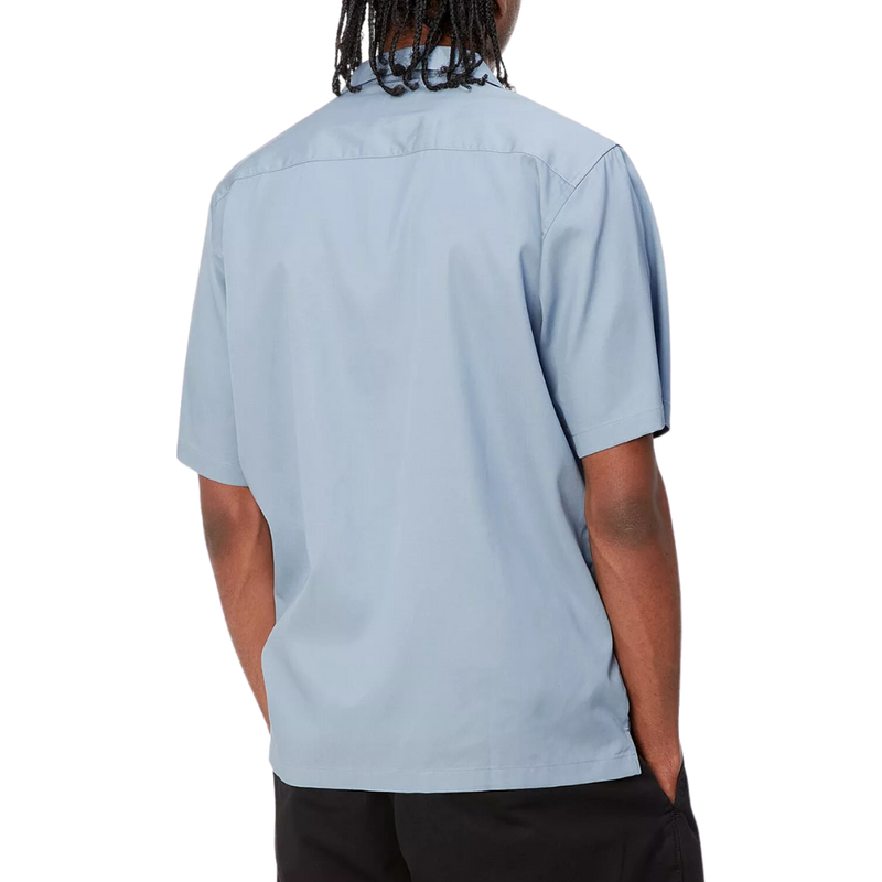 S/S Durango Shirt - Carhartt - Frosted Blue/Black - Kurzarmhemd