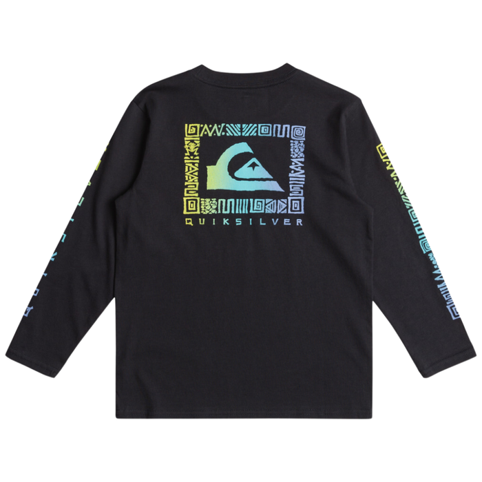 Revival LS Boy - Quiksilver - DARK NAVY - T-Shirt Langarm