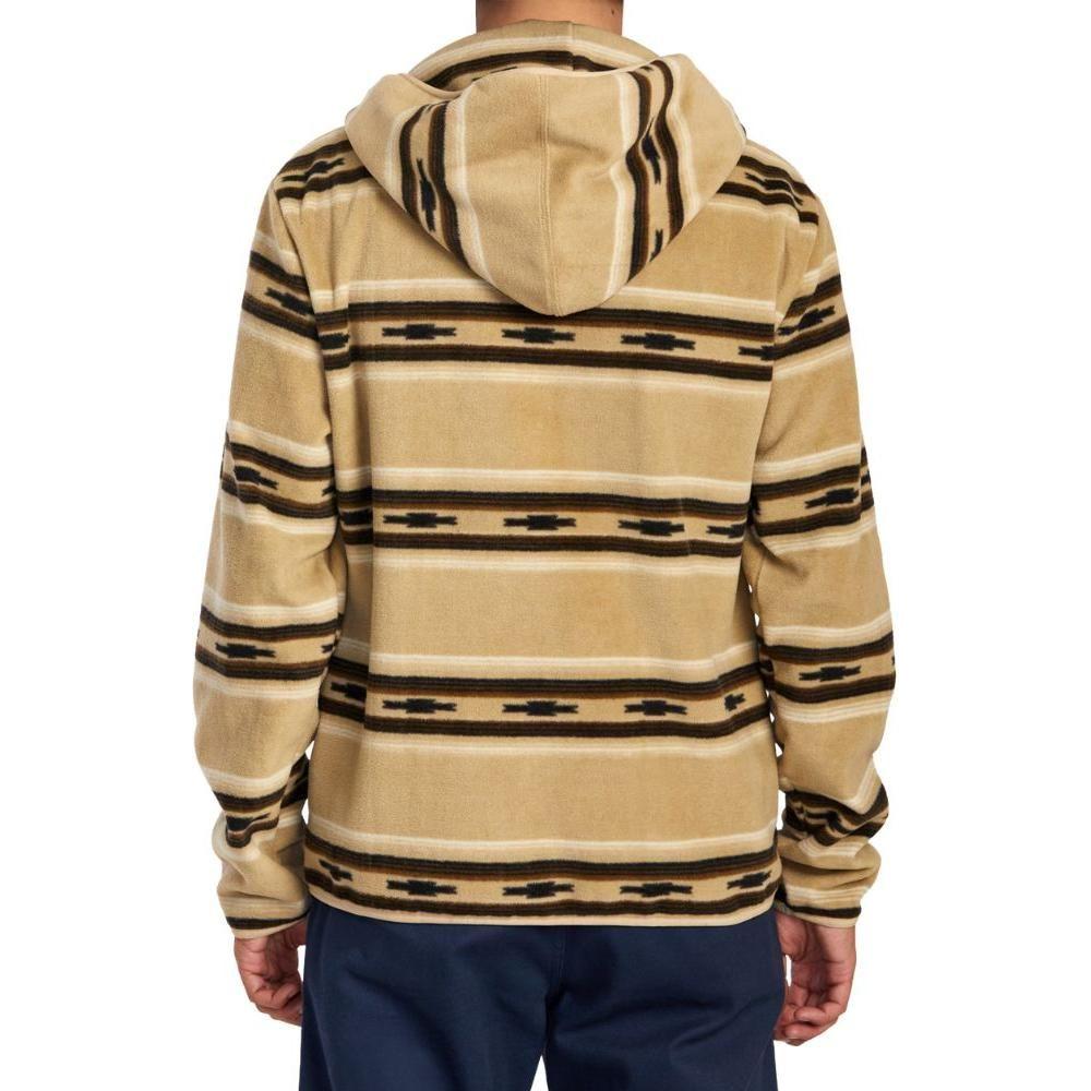 Hawthorne Fleece - RVCA - Burlap - Zip Hoodie