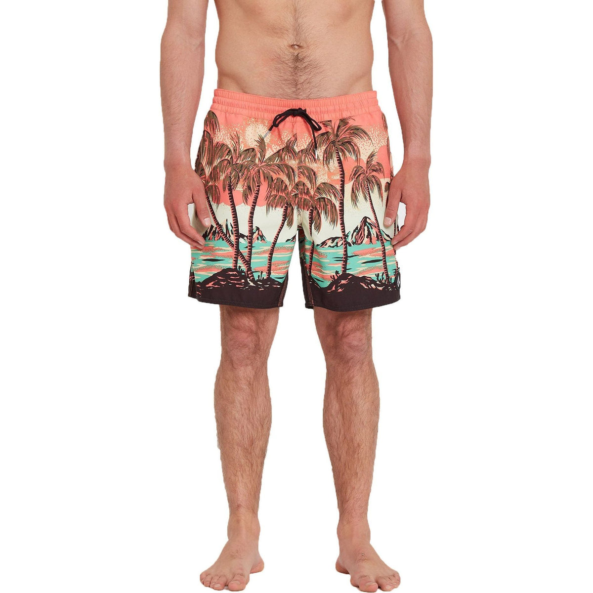 Novelty Trunk 17 - Volcom - Living Coral - Swimshort Men