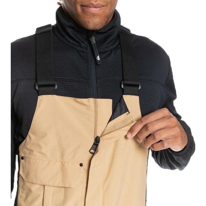 UTILITY BIB - QUIKSILVER - TANNIN - Funkt. Latzhose