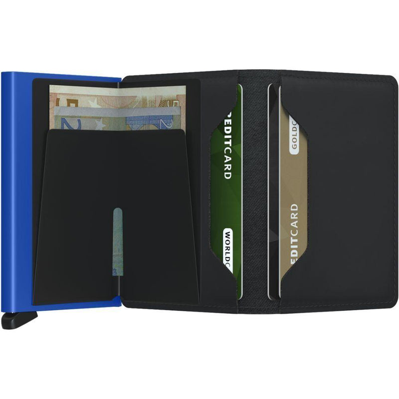 Miniwallet - Secrid - matte black/blue - Tech Wallet