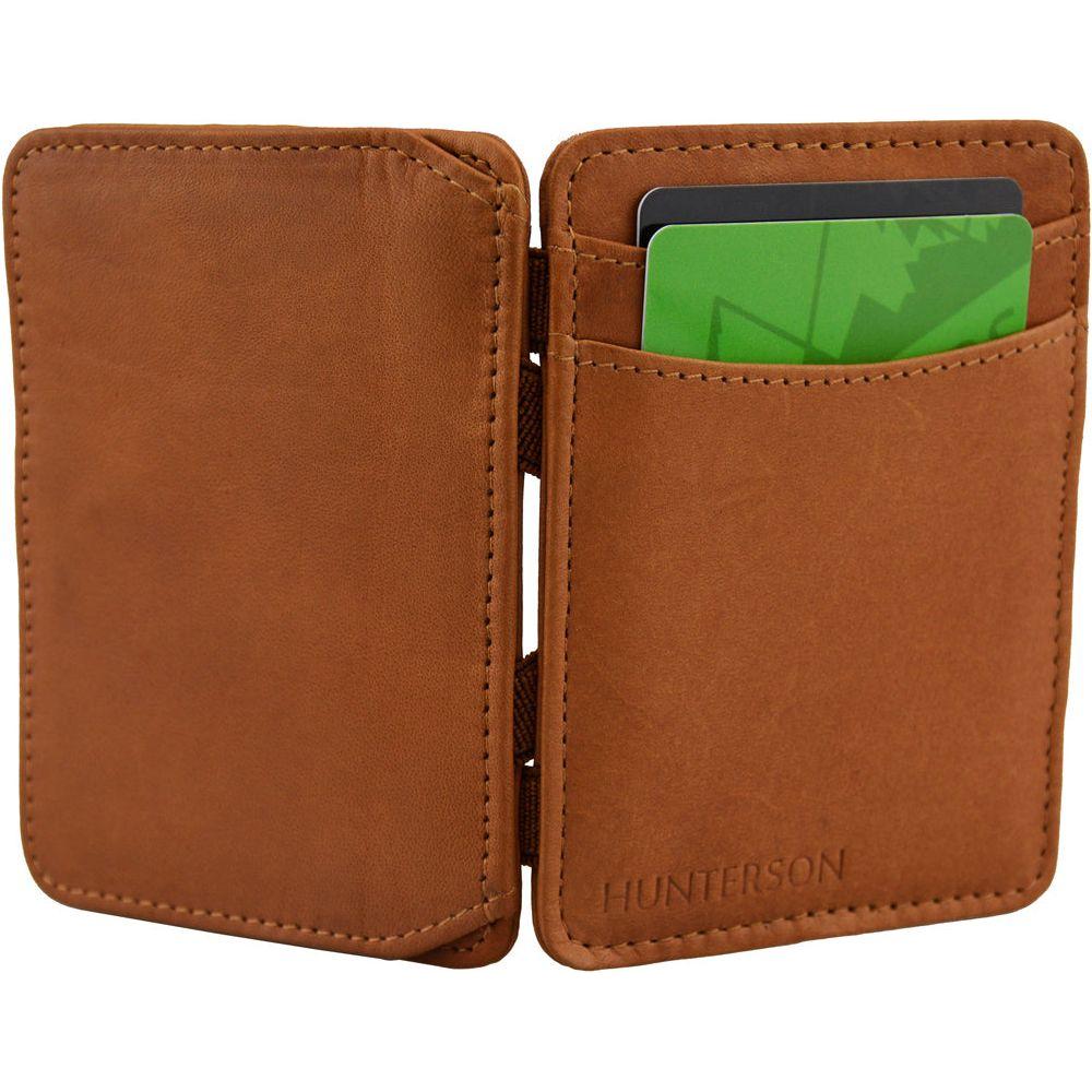 Magic Coin Wallet RFID - Hunterson - Cognac - Tech Wallet