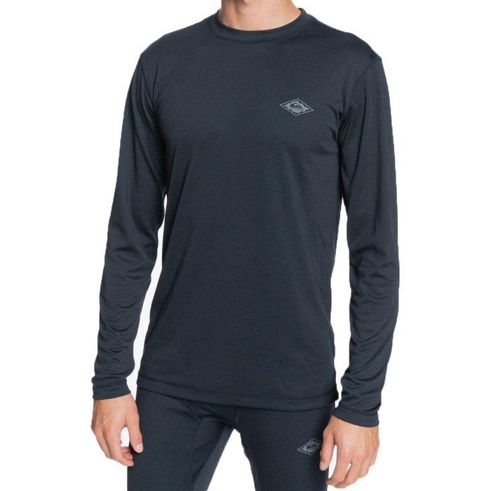 Territory Layer Top - Quiksilver - True Black - Techshirt Langarm