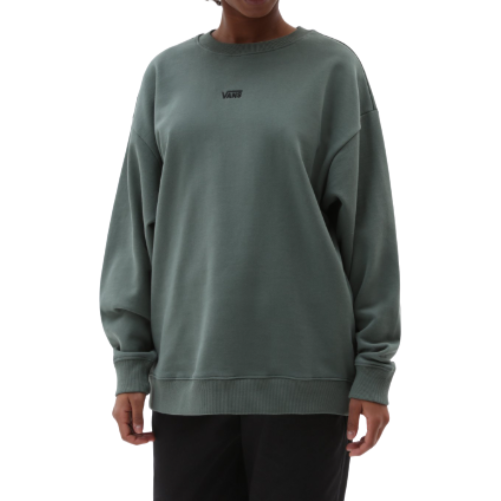 Flying V OS FT LS Crew - Vans - DUCK GREEN - Crew Sweater