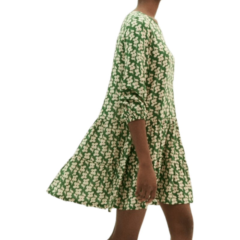 DAISY LILY DRESS - Thinking Mu - Green - Kleid Kurz