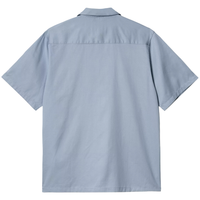 S/S Durango Shirt - Carhartt - Frosted Blue/Black - Kurzarmhemd