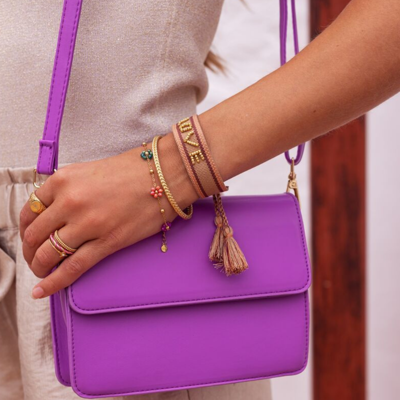 Bag crossbody pu - My Jewellery - Purple - Handtasche