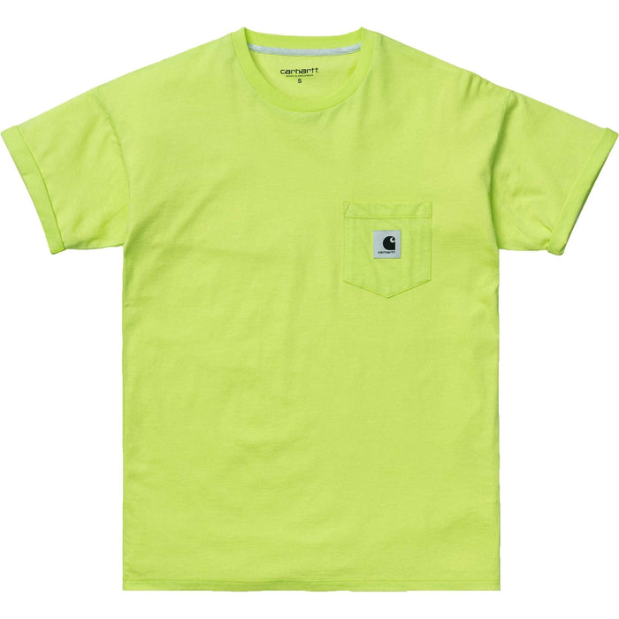 W' S/S Carrie Pocket - Carhartt - Lime / Ash Heather - T-Shirt