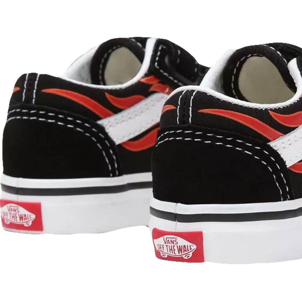 TD Old Skool V - Vans - Flame Blk Wht - Sneaker