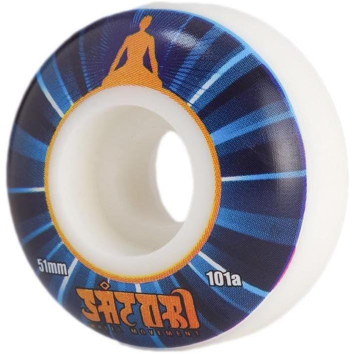 Illuminating Series(Slim Shpae) 101A - Satori - White-Blue - SB Rollen-Wheels