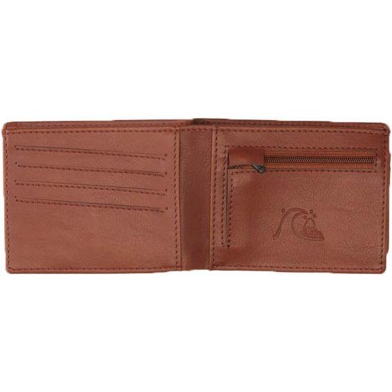 Shady Garden - Quiksilver - Chocolate Brown - Ledergeldtasche