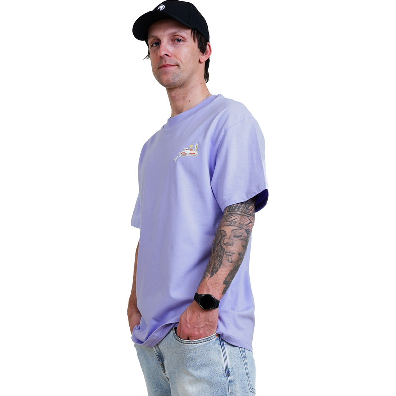 Phlaucat II Tee - Phieres - Lavender - T-Shirt