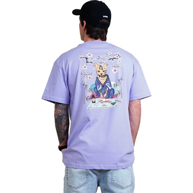 Phlaucat II Tee - Phieres - Lavender - T-Shirt