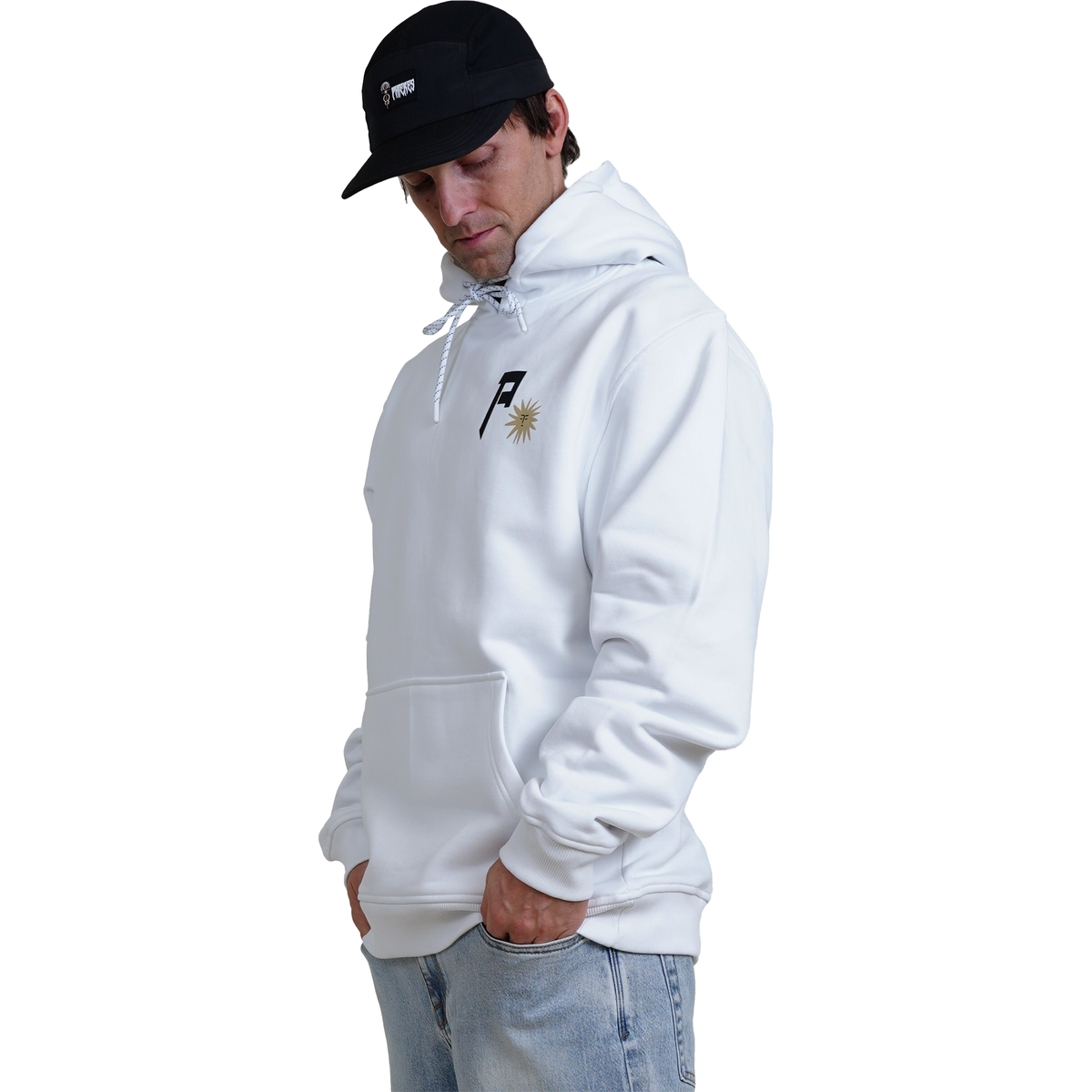 Snaphlower Hoody - Phieres - Bright White - Hoodie