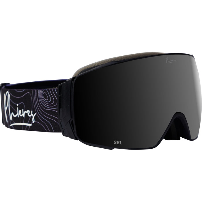  C.C0rkII  - Phieres - Unisex - Black 14 Grey Lens - Snowboard  -  Skibrillen  -  Schneebrille