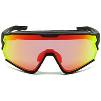 Sharkbiteph Plus - Phieres - Matt Black/ Gray Lens Full Revo Black red - Technische Sonnenbrille 