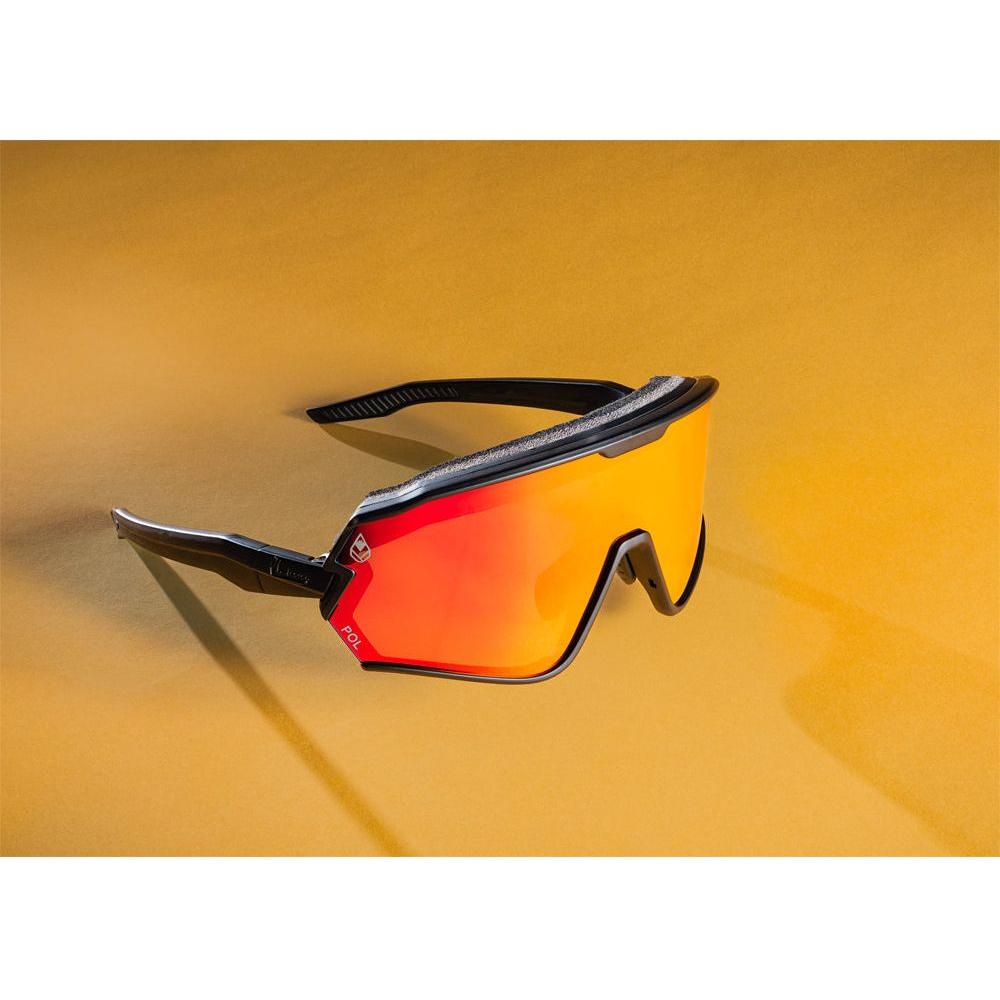 Sharkbiteph Plus - Phieres - Matt Black/ Gray Lens Full Revo Black red - Technische Sonnenbrille 