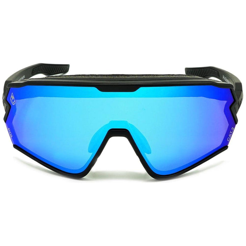 Sharkbiteph Plus - Phieres - Matt Black/ Gray Lens Full Revo Blue - Technische Sonnenbrille