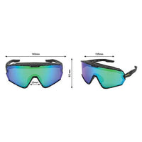 Sharkbiteph Plus - Phieres - Matt Black Splashes/ Pink Lens Full Revo Green - Technische Sonnenbrille