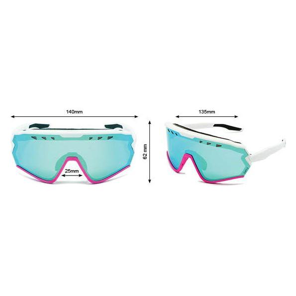 Sharkbiteph Origin - Phieres - Matt Wht Pink/ Ice Blue - Technische Sonnenbrille