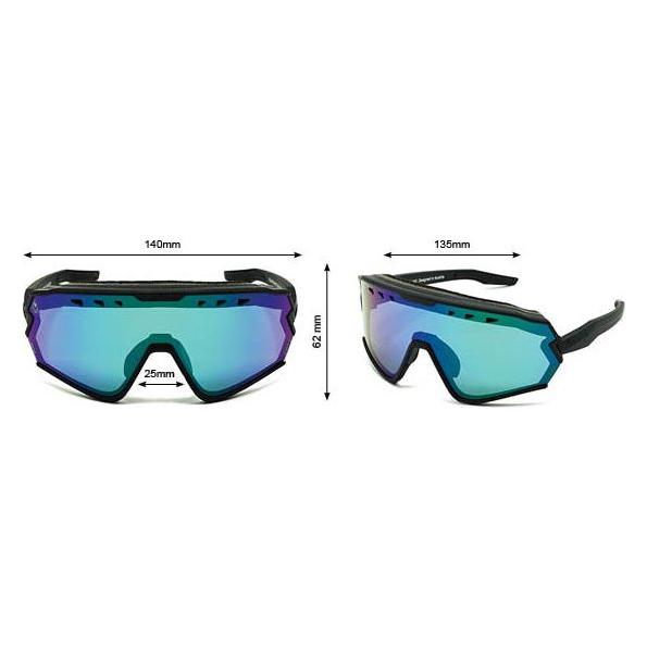 Sharkbiteph Origin - Phieres - Matt Blk / Jade Green - Technische Sonnenbrille