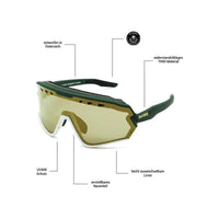 Sharkbiteph Ldt - Phieres - Matt Grn/K Gold - Technische Sonnebrille