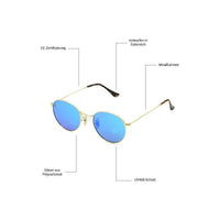 Phenticon-Phieres-Gold Ice Blue Mirror-Sonnenbrille