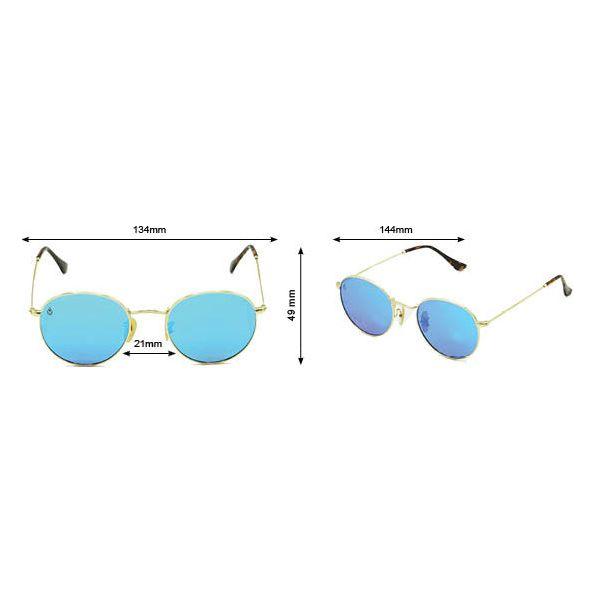 Phenticon-Phieres-Gold Ice Blue Mirror-Sonnenbrille