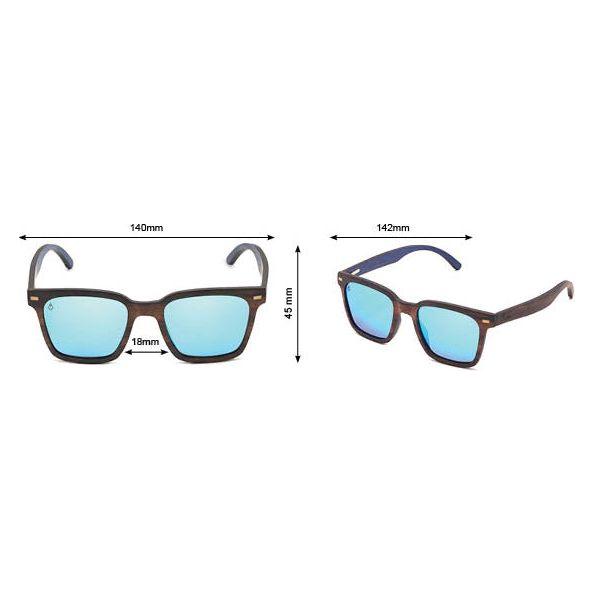 Phell Awaits -Phieres-Wood/Blue Mirror-Sonnenbrille